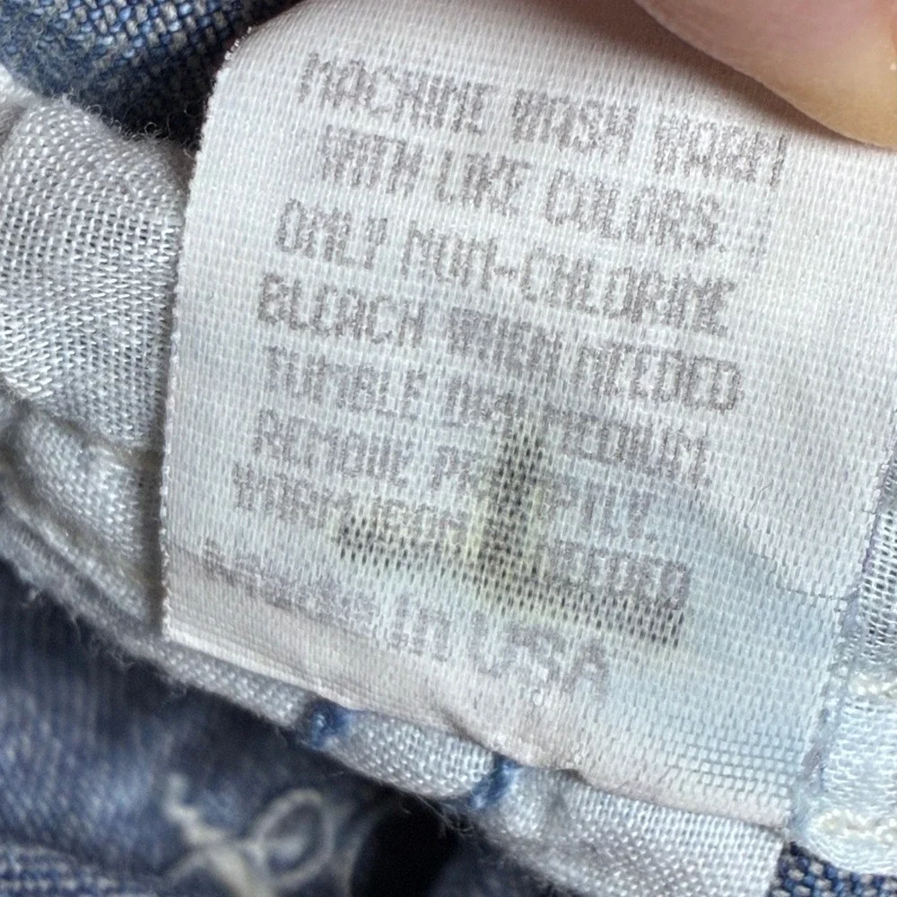 Vintage OshKosh B'gosh Denim Vestbak Overalls Baby Blue Made in USA 6-9M 90s